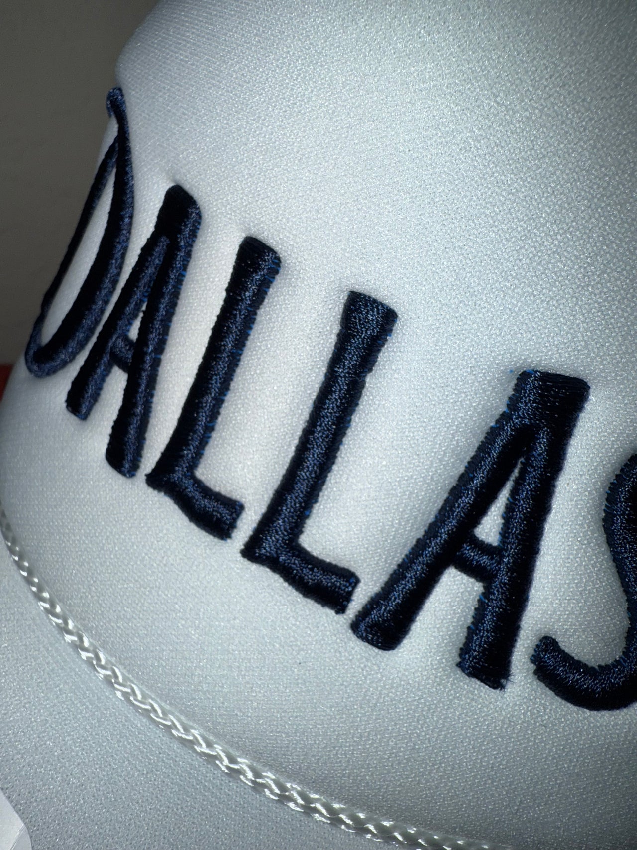 DALLAS 3D Embroidered Otto brand Foam Trucker Hat