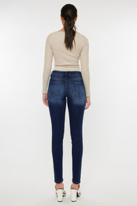 Thumbnail for Kancan Mid Rise Gradient Skinny Jeans