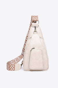 Thumbnail for Adored Take A Trip PU Leather Sling Bag