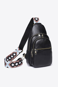 Thumbnail for Adored It's Your Time PU Leather Sling Bag