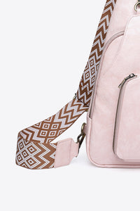 Thumbnail for Adored Take A Trip PU Leather Sling Bag