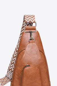 Thumbnail for Adored Take A Trip PU Leather Sling Bag