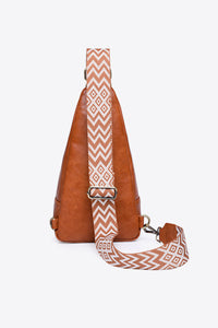 Thumbnail for Adored Take A Trip PU Leather Sling Bag