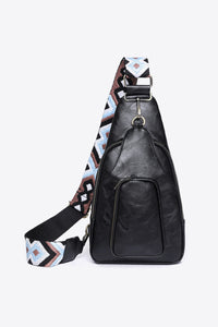 Thumbnail for Adored Take A Trip PU Leather Sling Bag