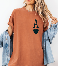 Thumbnail for Ace of Hearts Graphic Tee