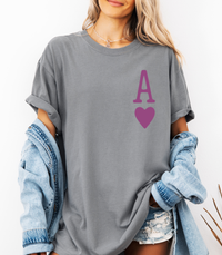 Thumbnail for Ace of Hearts Graphic Tee
