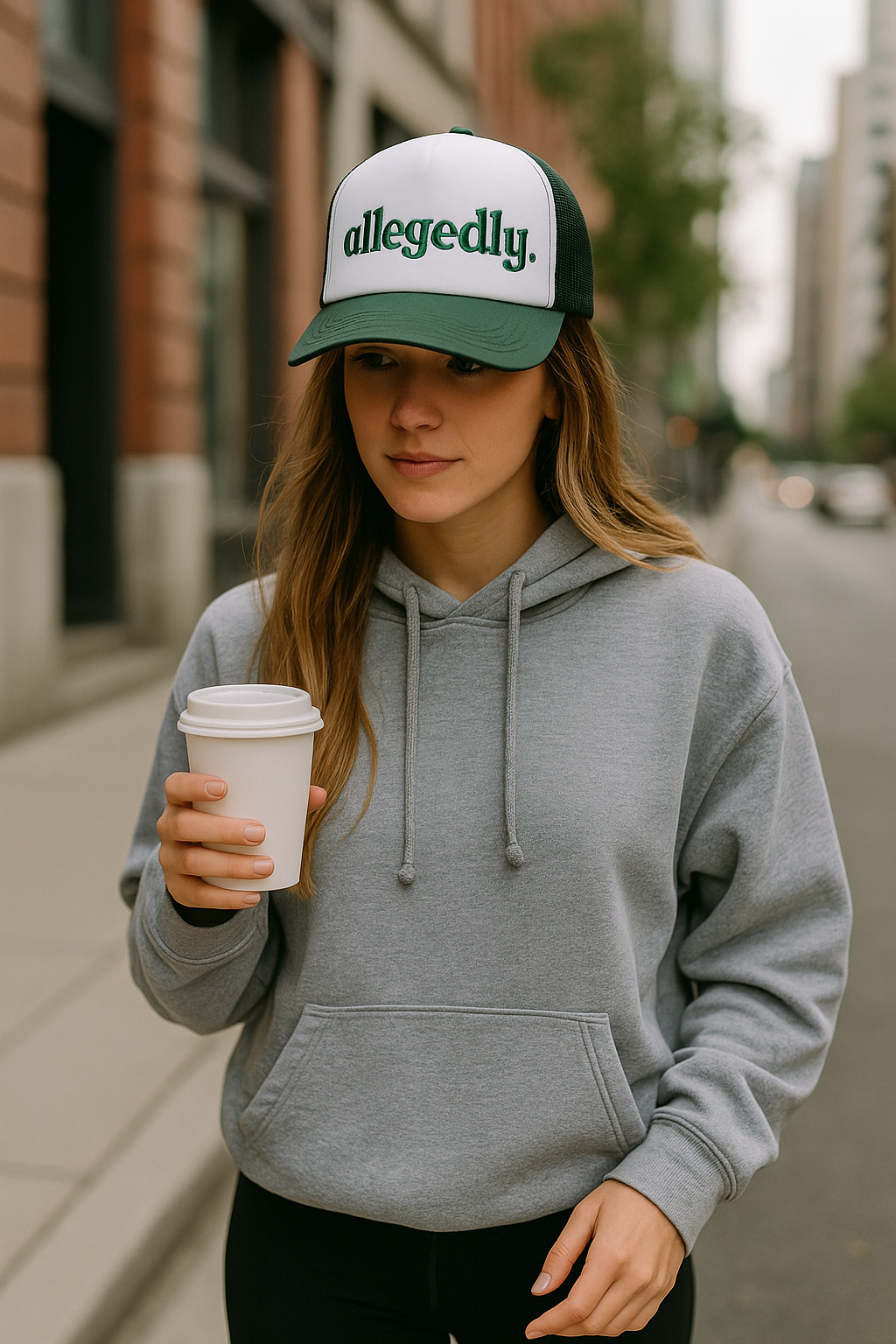 Allegedly 3D Embroidered Otto brand Foam Trucker Hat