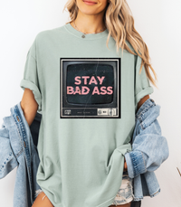 Thumbnail for Stay Bad Ass Vintage Graphic Tee