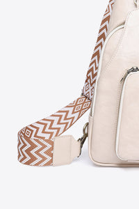 Thumbnail for Adored Take A Trip PU Leather Sling Bag