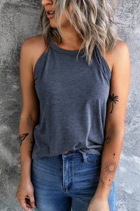 Thumbnail for Curved Hem Grecian Tank Top