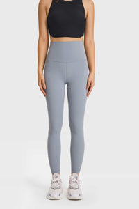Thumbnail for Feel Like Skin Elastic Waistband Yoga Leggings