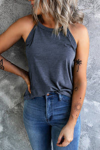 Thumbnail for Curved Hem Grecian Tank Top