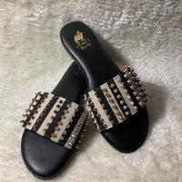 Thumbnail for Flirtini Stripe Slides