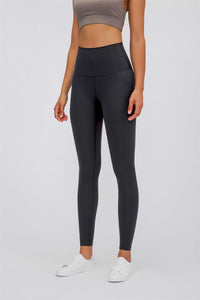 Thumbnail for Feel Like Skin Elastic Waistband Yoga Leggings
