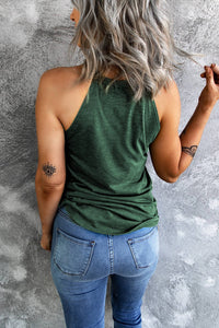 Thumbnail for Curved Hem Grecian Tank Top