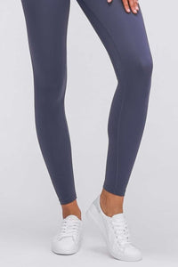 Thumbnail for Feel Like Skin Elastic Waistband Yoga Leggings