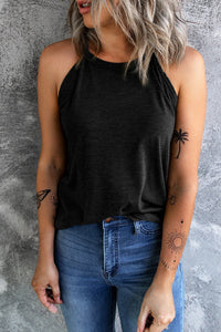 Thumbnail for Curved Hem Grecian Tank Top